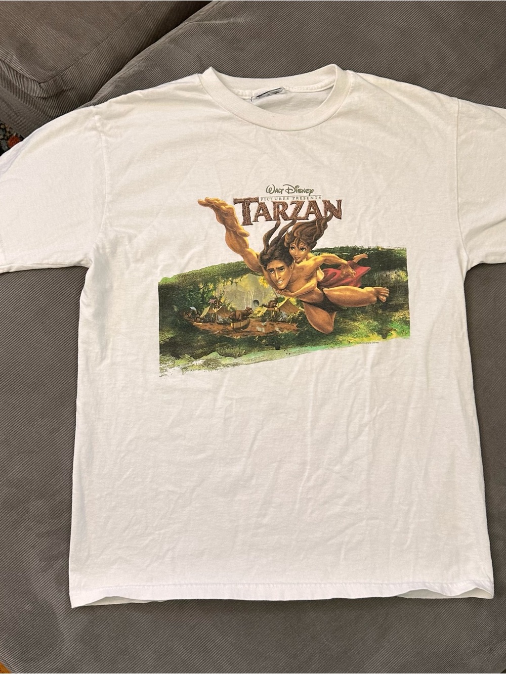 Vintage 1999 Walt Disney Tarzan Movie Promo T Shirt Small 90s Jane Porter